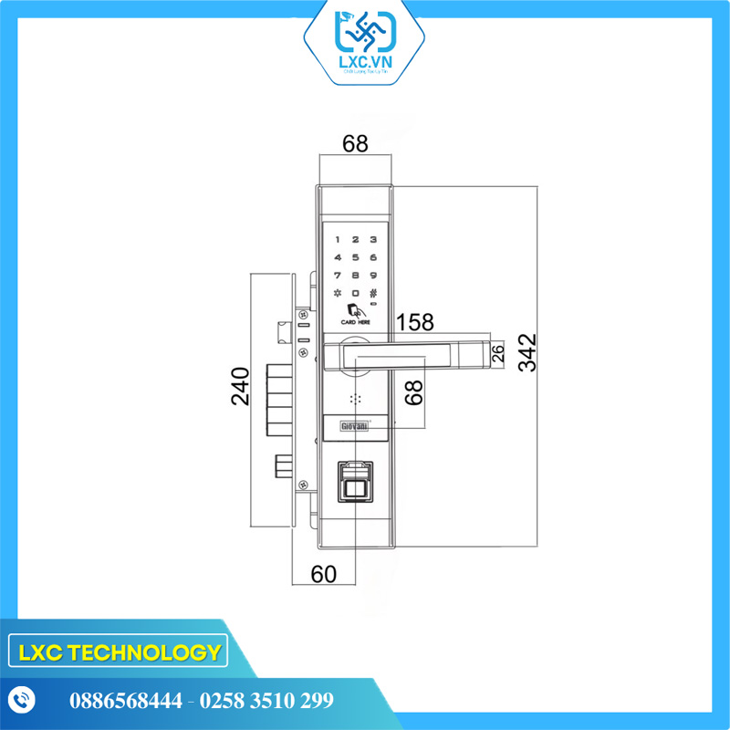 KHÓA THÔNG MINH GSL-118C87